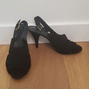 LAST CHANCE! J.Crew Black Heeled Sandals